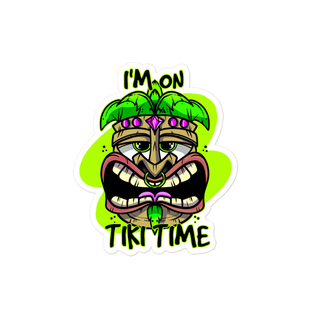 Official Beach Bum Bubble-free stickers- Tiki Time