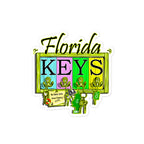 Official Beach Bum Bubble-free stickers- Florida Keys