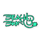 Official Beach Bum Bubble-free stickers- Compact Logo