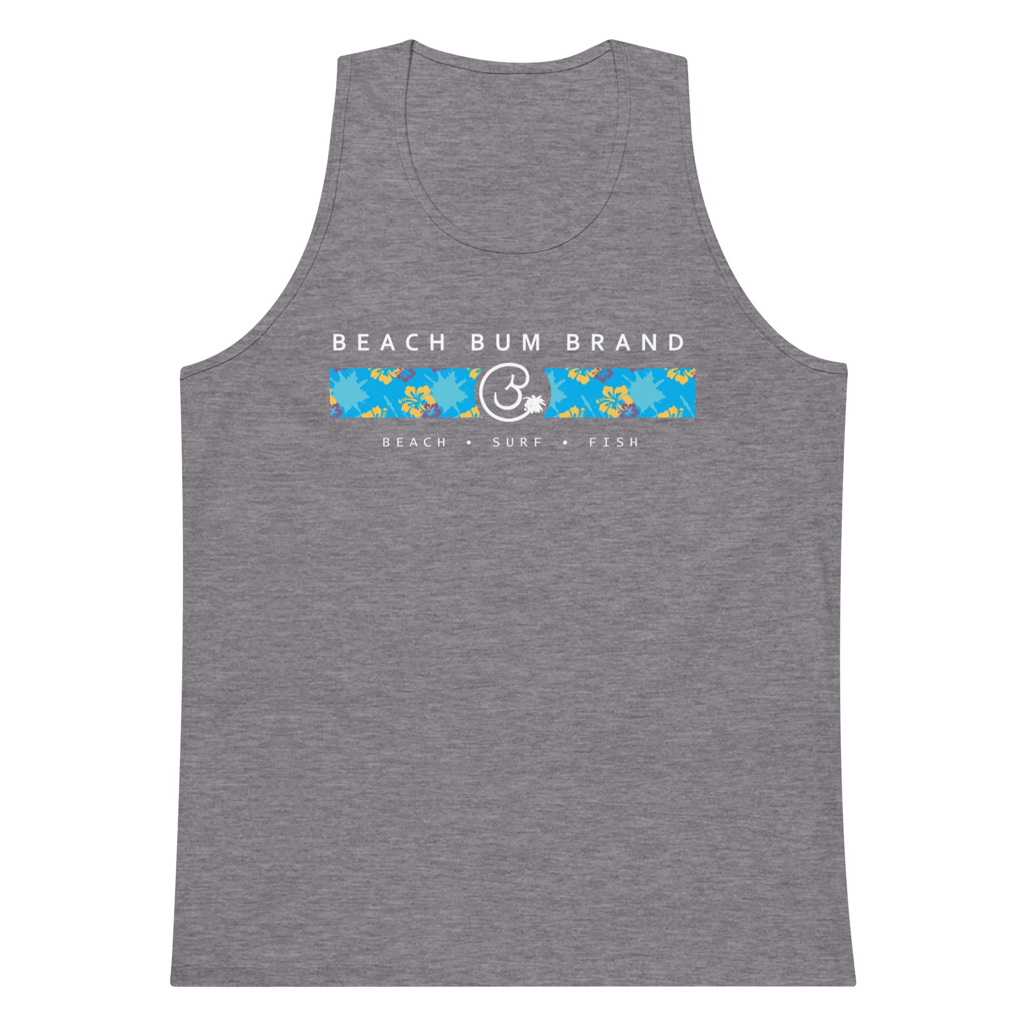 Official Beach Bum Tank- Blue Hibiskus