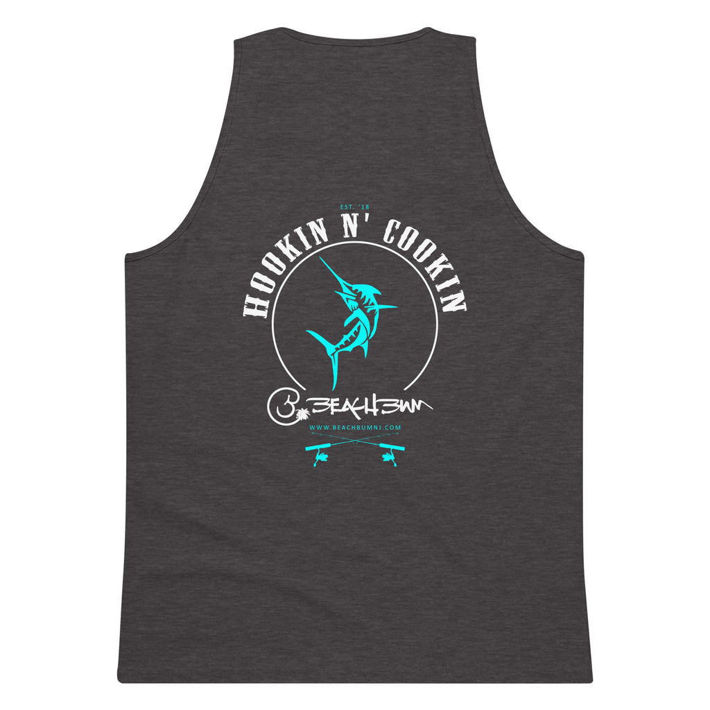 Official Beach Bum Tank- Hookin N' Cookin (Art on Back)