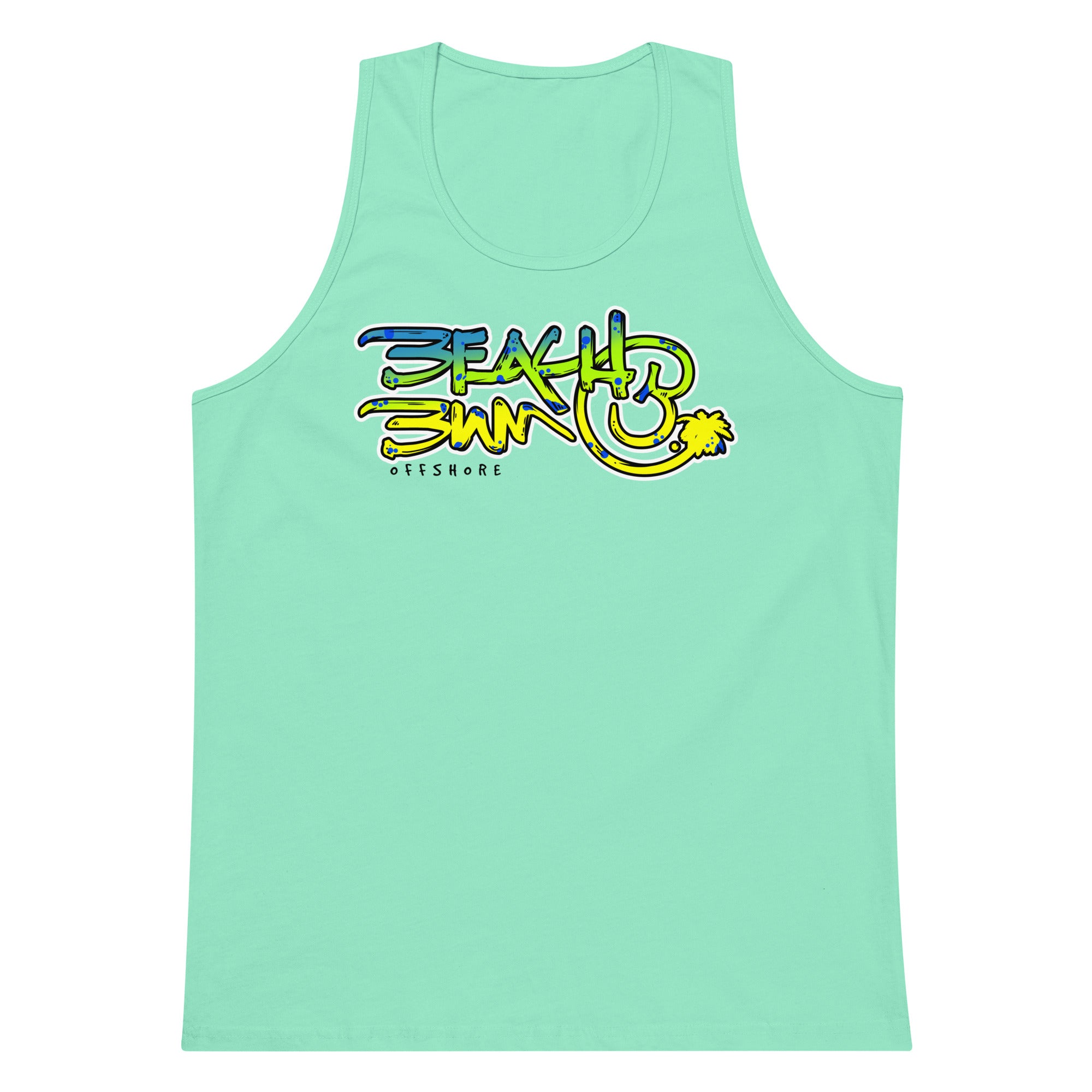 Official Beach Bum Tank- Compact Logo Mahi Offshore