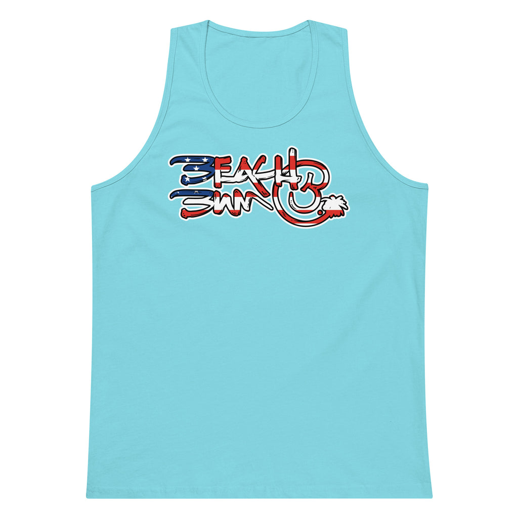 Official Beach Bum Tank- Compact Logo USA
