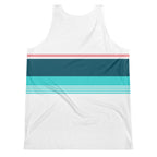 Official Beach Bum Tank- Pastel Blue and White