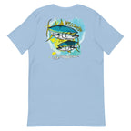 Official Beach Bum Short-Sleeve Unisex T-Shirt- Terrible Tuna (Art on Back)