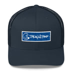 Official Beach Bum Trucker Cap-Blue Logo