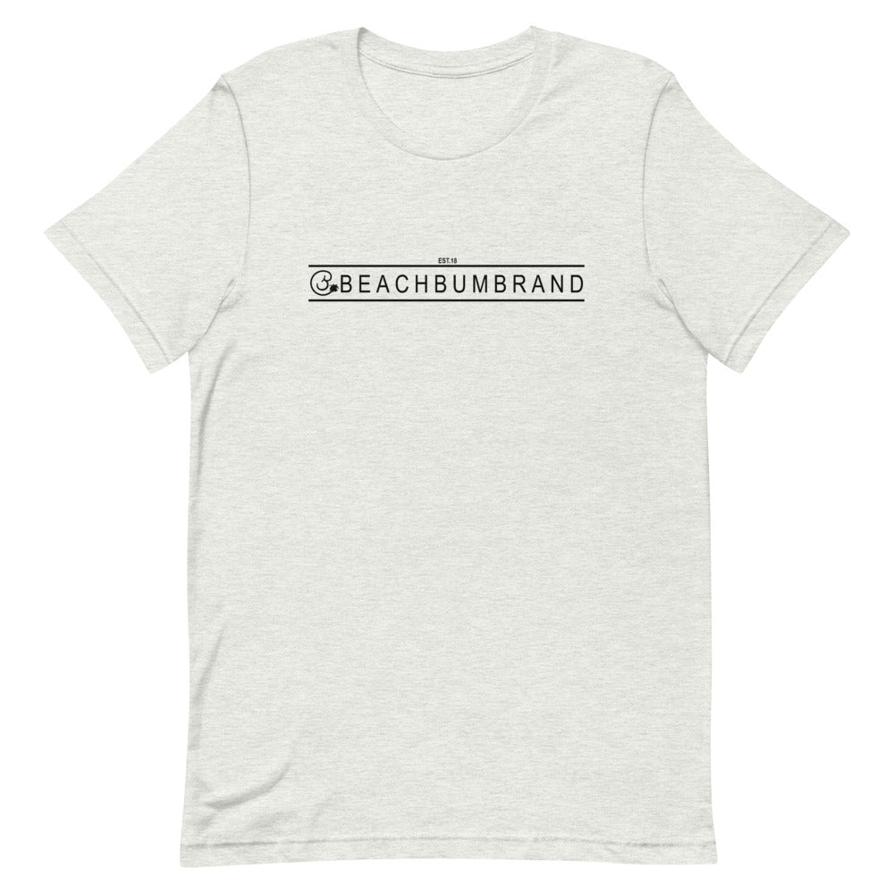 Official Beach Bum Short-Sleeve Unisex T-Shirt- Surf • Beach • Fish Shield (Art on Back)
