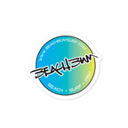 Official Beach Bum Die Cut Sticker- Beach • Surf • Fish