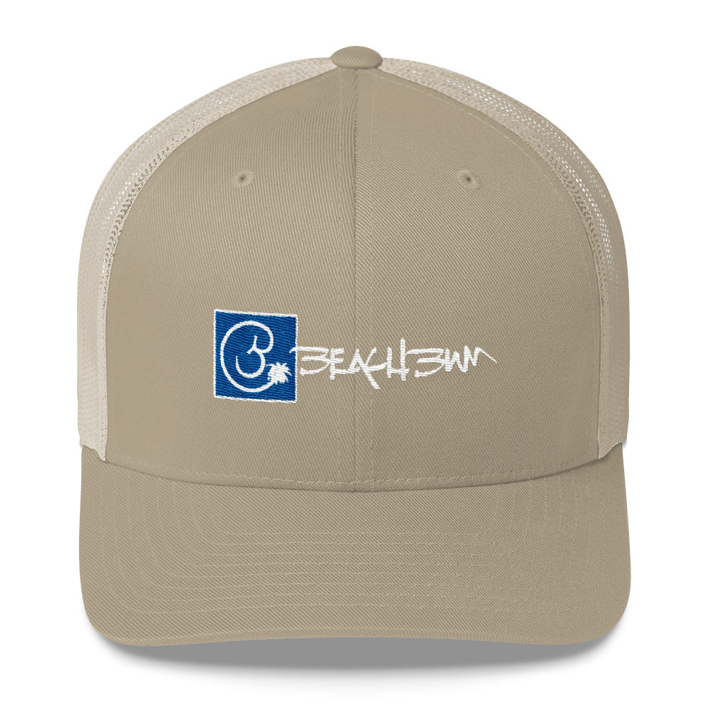 Official Beach Bum Trucker Cap- Square Logo