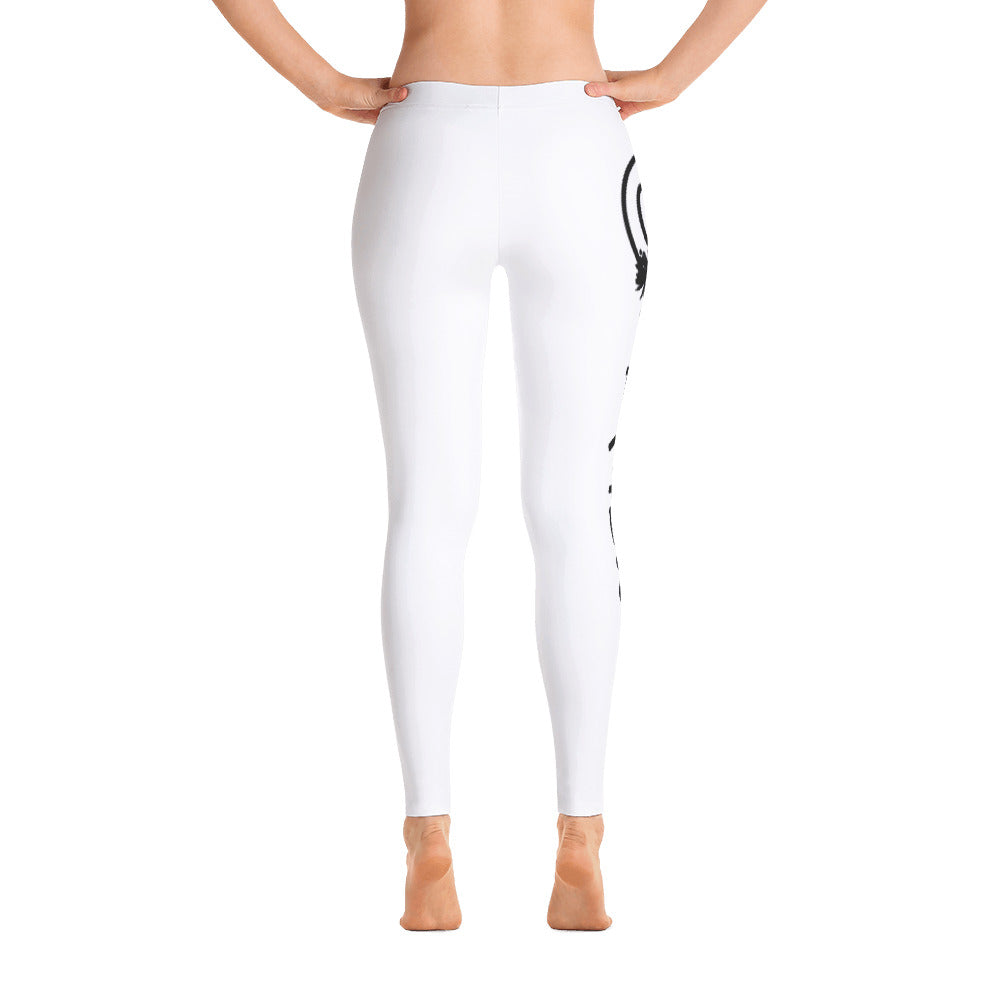 Official Beach Bum Leggings- White - Beach Bum Lifestyle Brand~ Gear and Apparel