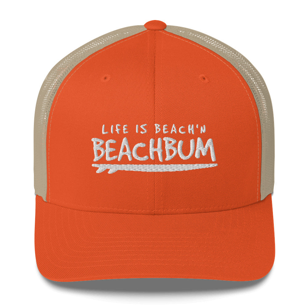 Official Beach Bum Trucker Cap- Surf Board