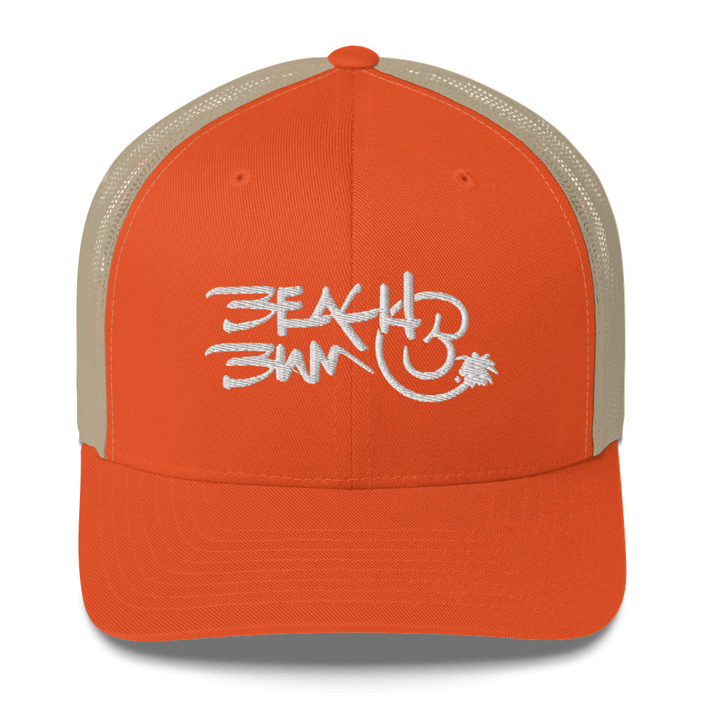 Official Beach Bum Trucker Cap- Compact Logo