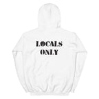 Official Beach Bum Unisex Hoodie- Locals Only (Art on Back)