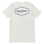 Official Beach Bum Short-Sleeve Unisex T-Shirt- The Beach Badge (Art on Back)