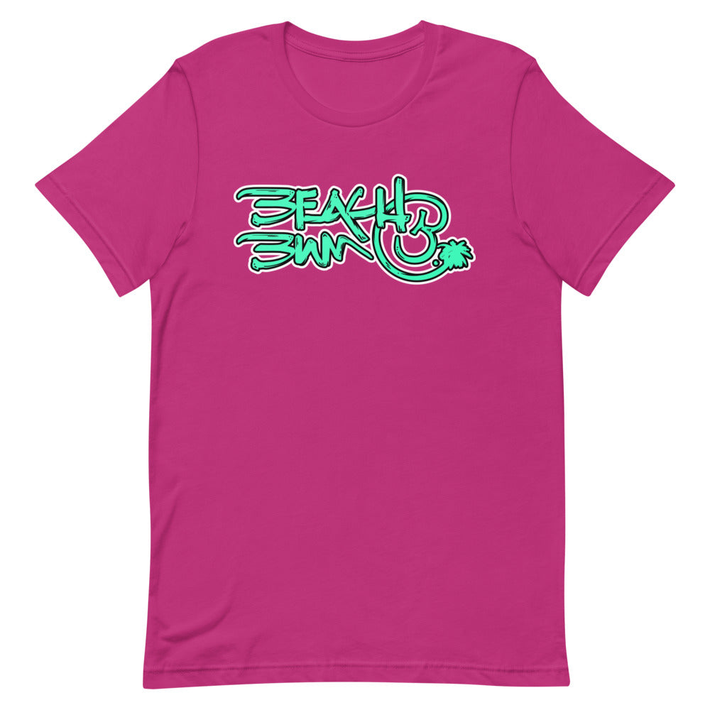 Official Beach Bum Short-Sleeve Unisex T-Shirt- Compact Logo Tee