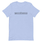 Official Beach Bum Short-Sleeve Unisex T-Shirt- The Beach Badge (Art on Back)