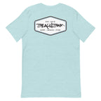 Official Beach Bum Short-Sleeve Unisex T-Shirt- The Beach Badge (Art on Back)