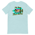 Official Beach Bum Short-Sleeve Unisex T-Shirt- I've Been Vaca-inated (Art on Back)