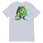 Official Beach Bum Short-Sleeve Unisex T-Shirt- Mean Mahi (Art on Back)