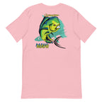 Official Beach Bum Short-Sleeve Unisex T-Shirt- Mean Mahi (Art on Back)