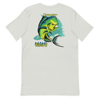 Official Beach Bum Short-Sleeve Unisex T-Shirt- Mean Mahi (Art on Back)