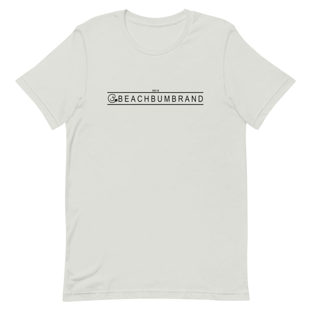 Official Beach Bum Short-Sleeve Unisex T-Shirt- The Beach Badge (Art on Back)