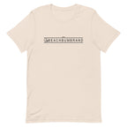 Official Beach Bum Short-Sleeve Unisex T-Shirt- The Beach Badge (Art on Back)