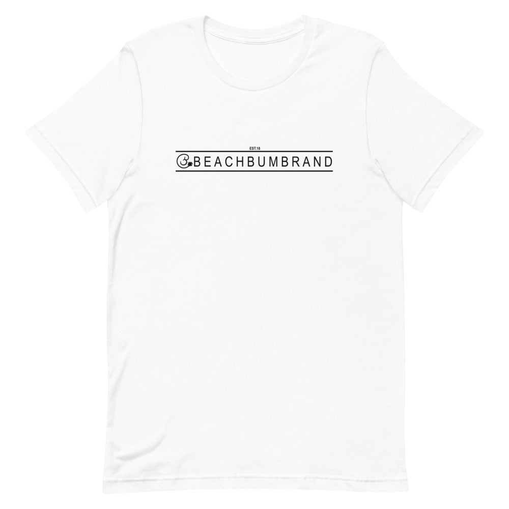 Official Beach Bum Short-Sleeve Unisex T-Shirt- Layin N' Swayin (Art on Back)