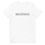 Official Beach Bum Short-Sleeve Unisex T-Shirt- The Beach Badge (Art on Back)