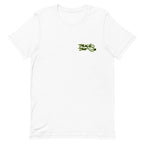 Official Beach Bum Short-Sleeve Unisex T-Shirt- I've Been Vaca-inated (Art on Back)