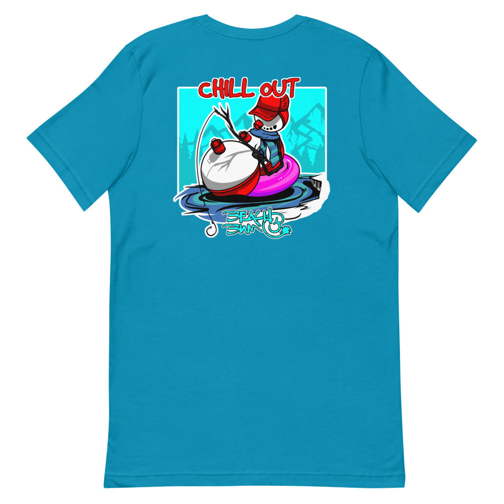 Official Beach Bum Short-Sleeve Unisex T-Shirt- Chill Out (Art on Back)