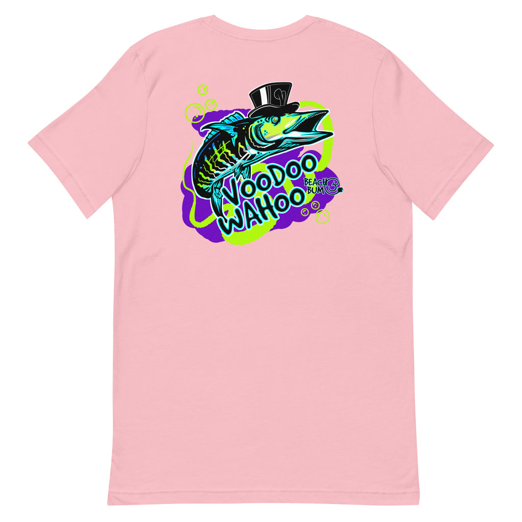 Official Beach Bum Unisex T-Shirt- VooDoo Wahoo (Art on Back)