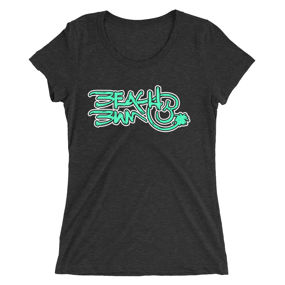 Official Beach Bum Ladies' short sleeve t-shirt- Compact Logo Tee