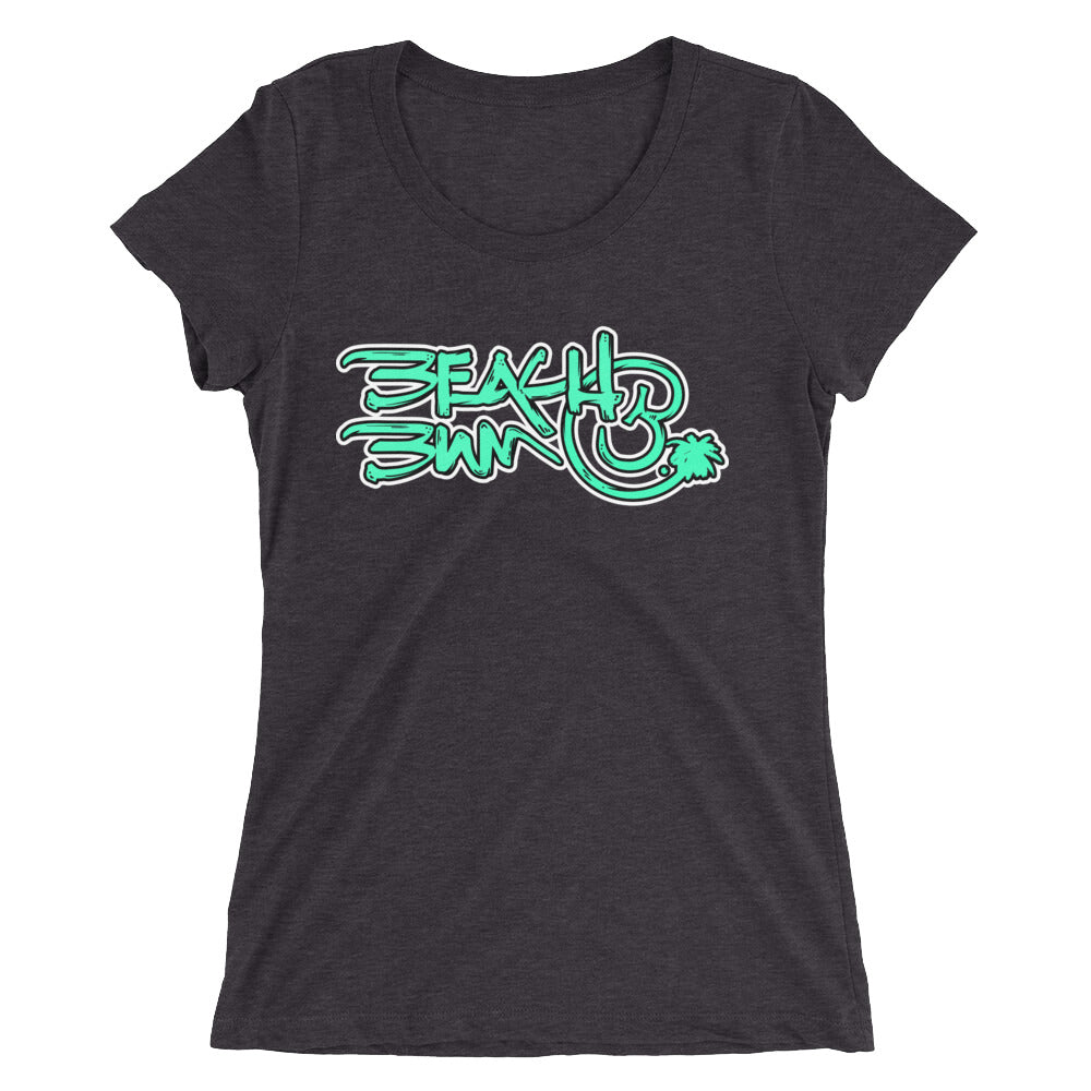 Official Beach Bum Ladies' short sleeve t-shirt- Compact Logo Tee